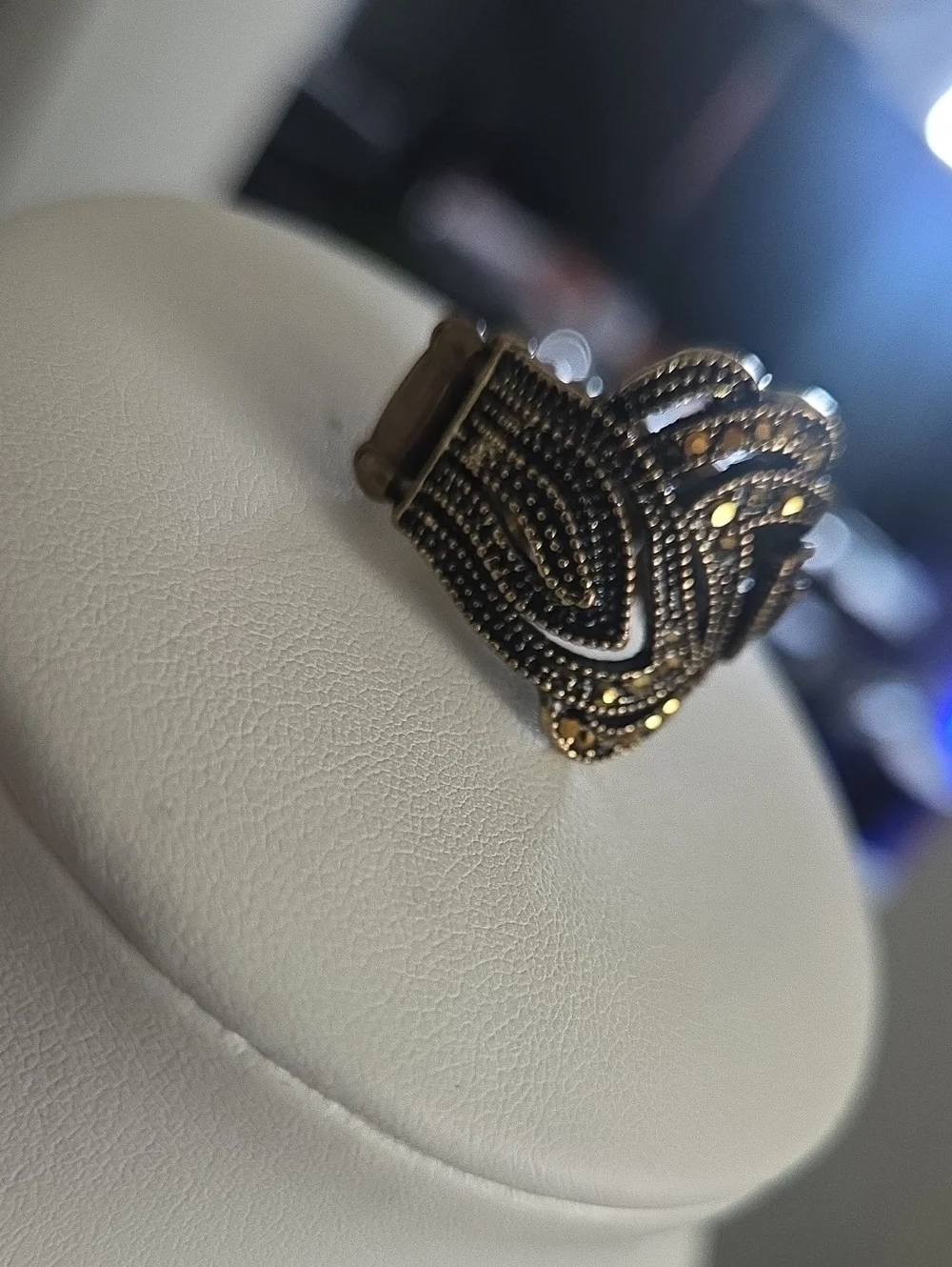 Paparazzi Brass Gem Ring NWOT